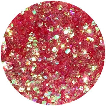 A close up image of 'Roses & Raindrops' Fine Iridescent Glitter from DreamSQNS