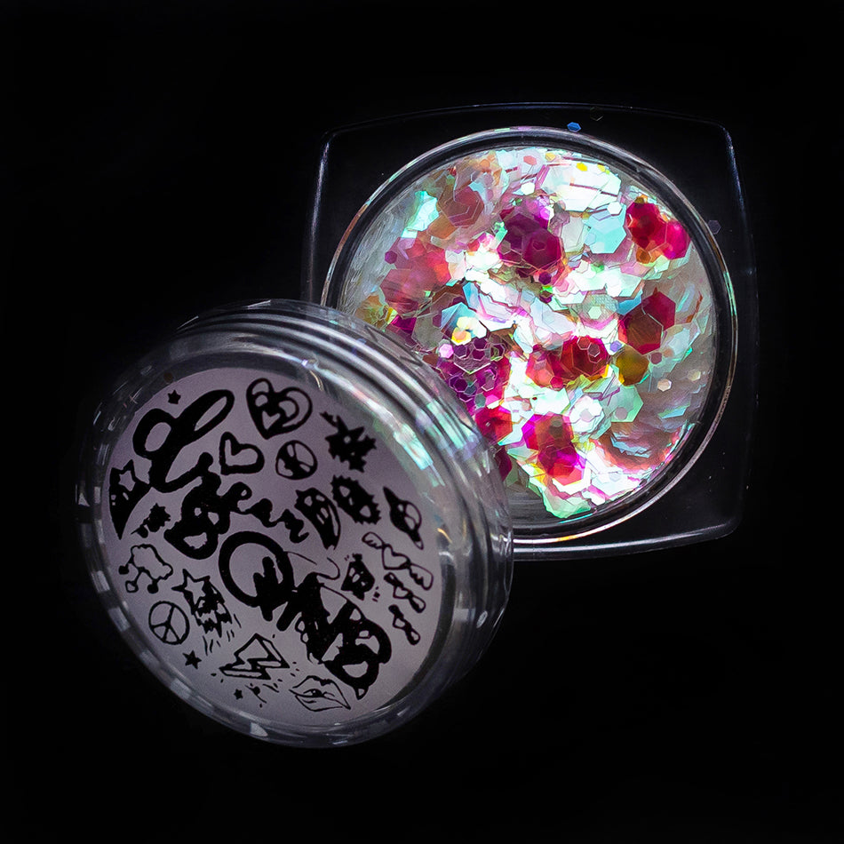 A top view photo of Ariel Chunky Glitter by DreamSQNS in the branded component