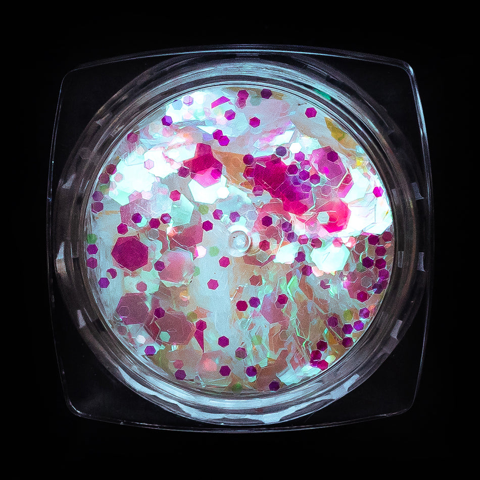 A top view of Ariel Chunky Glitter by DreamSQNS in the component