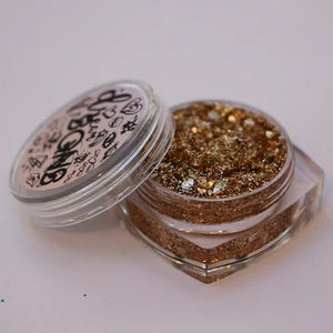 A side view photo of Champagne Showers Glitter Paste by DreamSQNS in the branded component