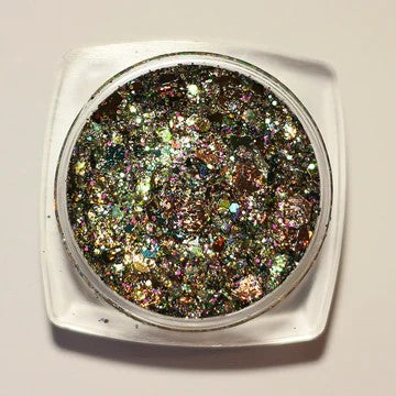 A top view image of Kryptonite Glitter Paste by DreamSQNS on a white background