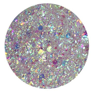 A close up view of DreamSQNS Glitter Paste in shade Pixie