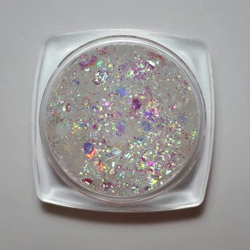 A top view of Pixie Glitter Paste by DreamSQNS, in its pot