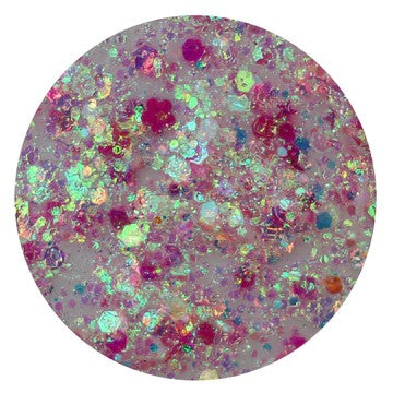 A close up photograph of Powerpuff Girl Glitter Paste by DreamSQNS