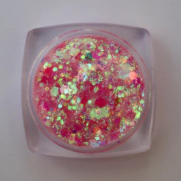 Top View of Powerpuff Girl Glitter Paste in its pot