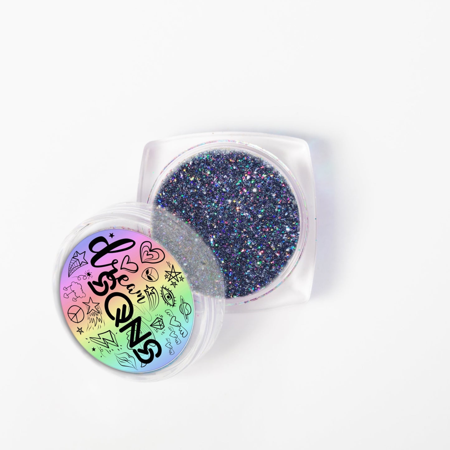 Black Magic Holographic Glitter - DreamSQNS