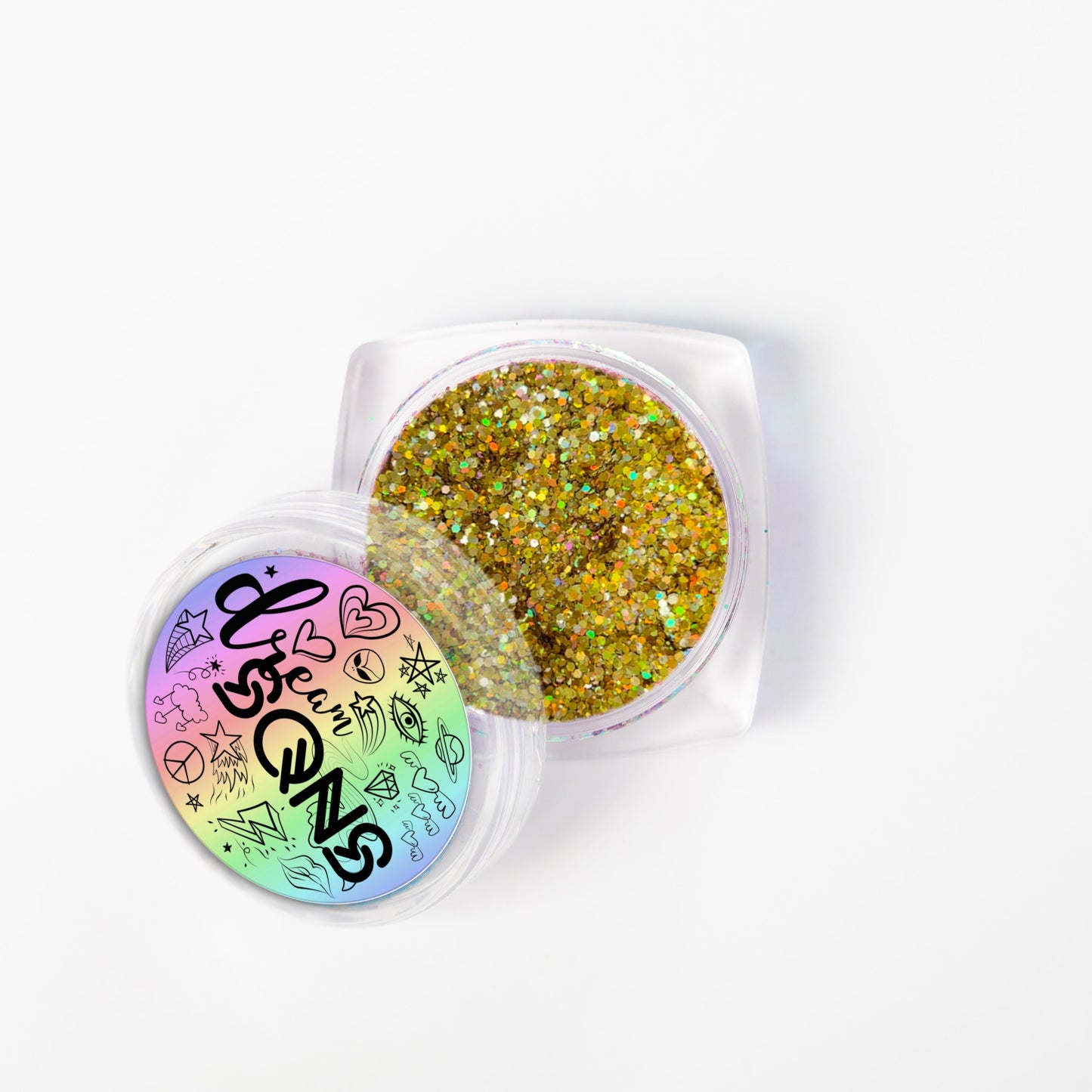 Golden Rays Holographic Glitter - DreamSQNS