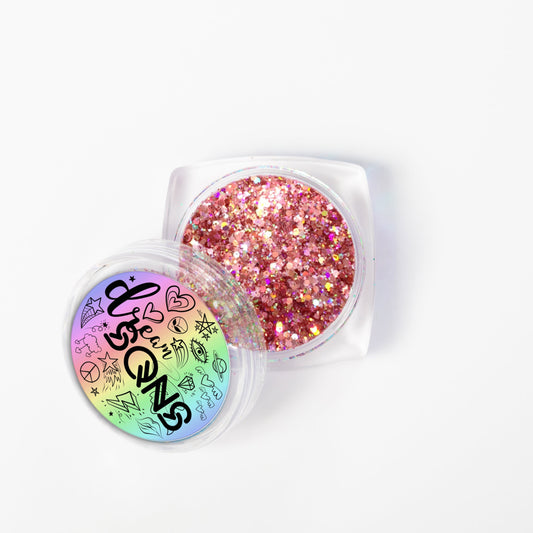 Rosé Holographic Glitter - DreamSQNS