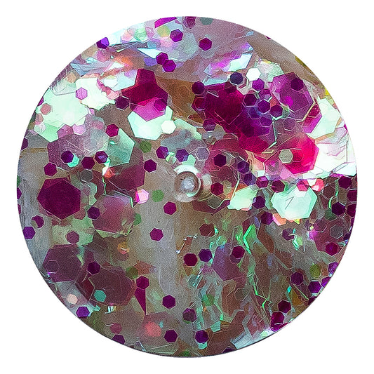 A close up view of Ariel Chunky Glitter from DreamSQNS