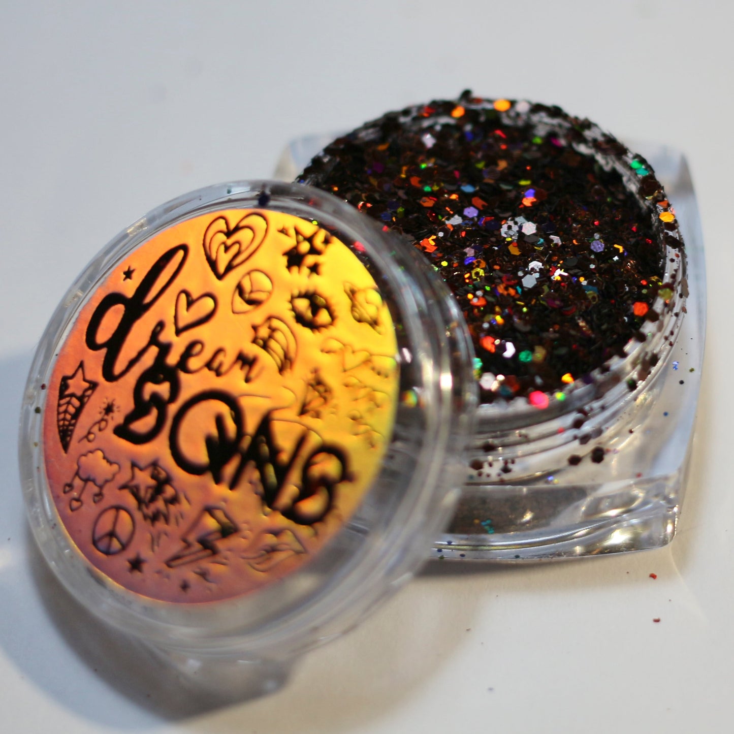 Dark Chocolate Holographic Glitter - DreamSQNS