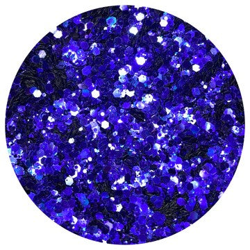 A close up photo of 'Midnight in Paris' Chunky Glitter by DreamSQNS