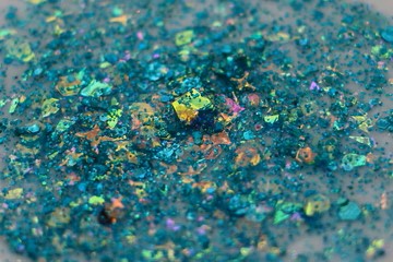 A photo of Northern Lights Glitter Paste by DreamSQNS, spread on a white surface