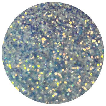 A close up view of 'The Shining' Fine Iridescent Glitter by DreamSQNS