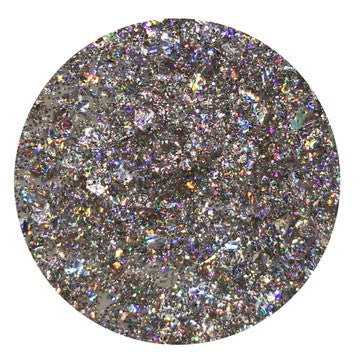 A close up view of DreamSQNS Glitter Paste in shade Unicorn