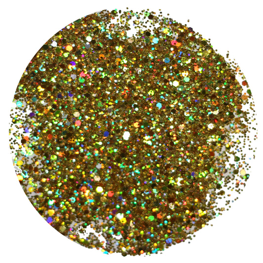 Golden Rays Holographic Glitter - DreamSQNS