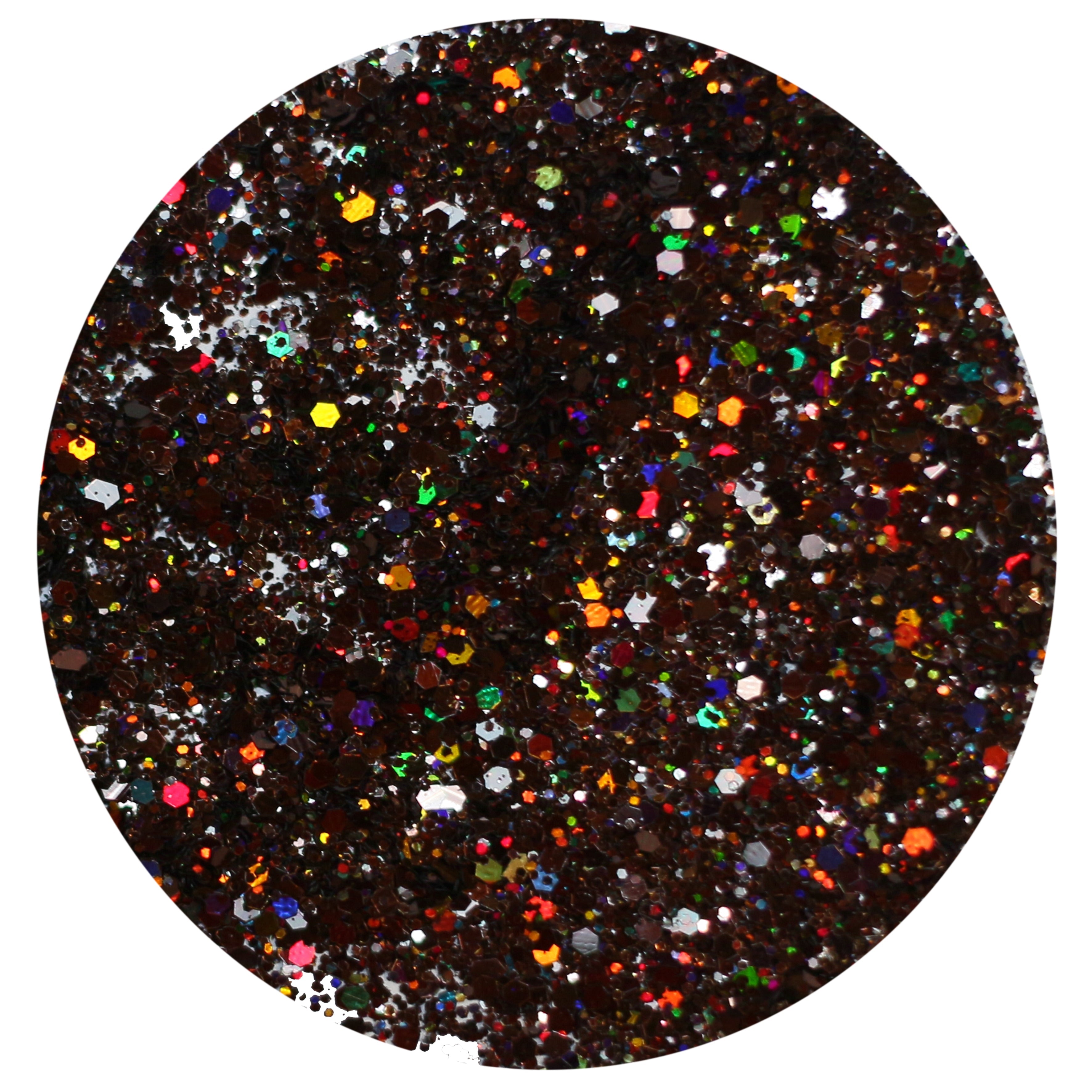 Dark Chocolate Holographic Glitter - DreamSQNS