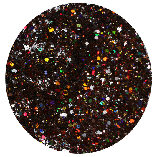 Dark Chocolate Holographic Glitter - DreamSQNS