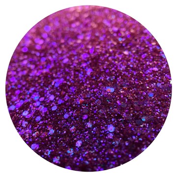 A close up view of Witchy Woman Fine Iridescent Glitter by DreamSQNS